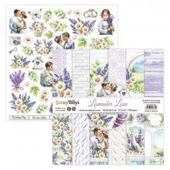 ScrapBoys - 12x12 Paper Pad - Lavender Love