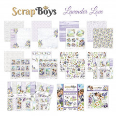 ScrapBoys - 12x12 Paper Pad - Lavender Love