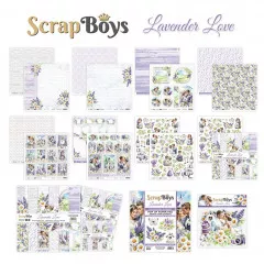 ScrapBoys - 12x12 Paper Pad - Lavender Love