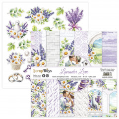 ScrapBoys - 8x8 Paper Pad - Lavender Love