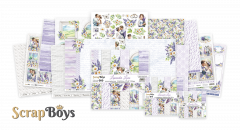 ScrapBoys - 6x6 POP UP Paper Pad - Lavender Love