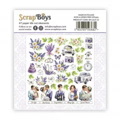 ScrapBoys - Die-Cut Elements - Lavender Love