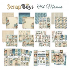 ScrapBoys - 8x8 Paper Pad - Old Marina