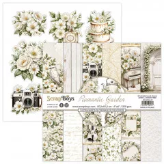 ScrapBoys - 6x6 Paper Pad - Romantic Garden