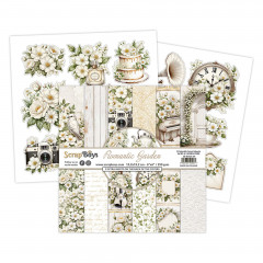 ScrapBoys - 6x6 Paper Pad - Romantic Garden