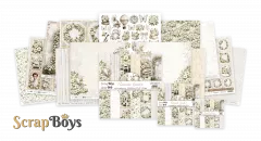 ScrapBoys - 6x6 Paper Pad - Romantic Garden