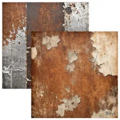 ScrapBoys - 8x8 Paper Pad - Rusty Pack