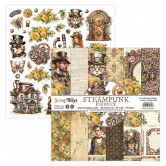 ScrapBoys - 12x12 Paper Pad - Steampunk Journey