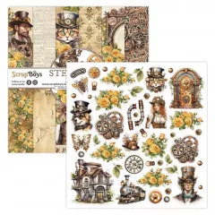 ScrapBoys - 12x12 Paper Pad - Steampunk Journey