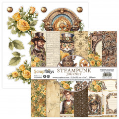 ScrapBoys - 6x6 Paper Pad - Steampunk Journey