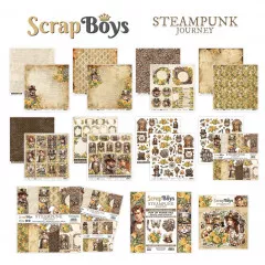 ScrapBoys - 8x8 Paper Pad - Steampunk Journey