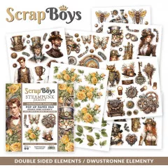 ScrapBoys - 6x6 POP UP Paper Pad - Steampunk Journey