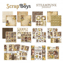 ScrapBoys - 6x6 POP UP Paper Pad - Steampunk Journey