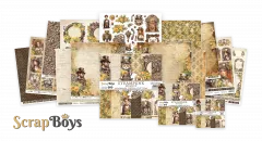 ScrapBoys - 6x6 POP UP Paper Pad - Steampunk Journey