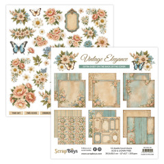 ScrapBoys - 12x12 Paper Pad - Vintage Elegance