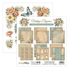 ScrapBoys - 6x6 Paper Pad - Vintage Elegance