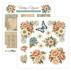 ScrapBoys - 6x6 Paper Pad - Vintage Elegance