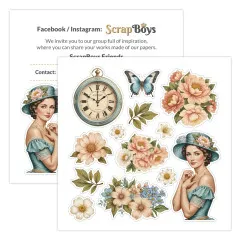 ScrapBoys - 6x6 Paper Pad - Vintage Elegance