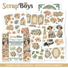 ScrapBoys - 6x6 POP UP Paper Pad - Vintage Elegance
