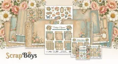 ScrapBoys - 6x6 POP UP Paper Pad - Vintage Elegance
