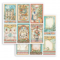 Stamperia 2-seitiges 12x12 Designpapier - The Nutcracker - 6 Cards