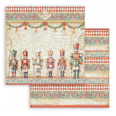 Stamperia 2-seitiges 12x12 Designpapier - The Nutcracker - Soldiers