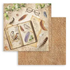 Stamperia 2-seitiges 12x12 Designpapier - All Around - Book