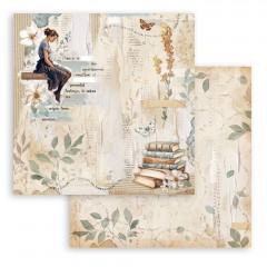 Stamperia 2-seitiges 12x12 Designpapier - Secret Diary - Lady