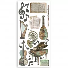 Stamperia Paper Cut-Outs - Music