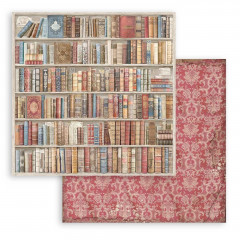 Vintage Library 12x12 Maxi Background Paper Pack