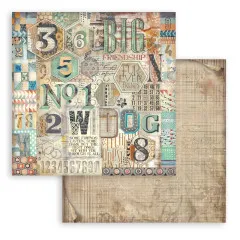 Furry Friends - 8x8 Paper Pack - Backgrounds Selection