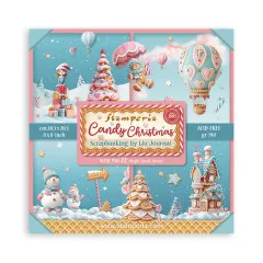 Candy Christmas - 8x8 MAXI Paper Pad (einseitig)