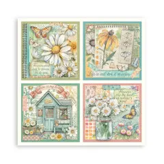 Daisy Art - 8x8 MAXI Paper Pad (einseitig)