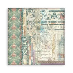 Gardens of Time - 8x8 MAXI Paper Pad (einseitig) by Antonis Tzanidakis