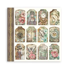 Gardens of Time - 8x8 MAXI Paper Pad (einseitig) by Antonis Tzanidakis