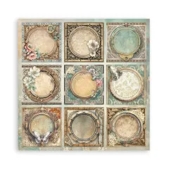 Gardens of Time - 8x8 MAXI Paper Pad (einseitig) by Antonis Tzanidakis