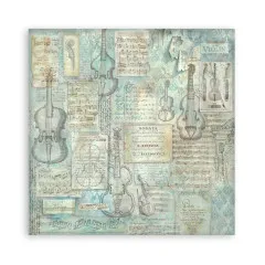 Symphony by Sara Alcobendas - 8x8 MAXI Paper Pad (einseitig)