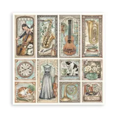 Symphony by Sara Alcobendas - 8x8 MAXI Paper Pad (einseitig)