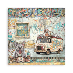 Furry Friends 2 - 12x12 MAXI Paper Pad (einseitig) by Antonis Tzanidakis