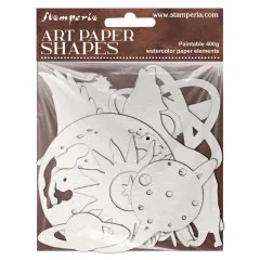 Stamperia Art Paper Shapes Laser Cut - Cosmos by Cristina Radovan