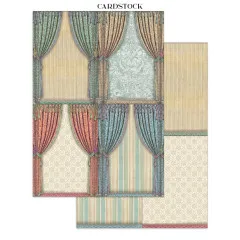 Stamperia - Junk Journal Backgrounds, Stickers, Cut-Outs - Alice in Christmas