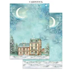 Stamperia - Junk Journal Backgrounds, Stickers, Cut-Outs - Alice in Christmas