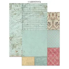 Stamperia - Junk Journal Backgrounds, Stickers, Cut-Outs - Alice in Christmas