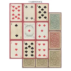 Stamperia - Junk Journal Backgrounds, Stickers, Cut-Outs - Alice in Christmas