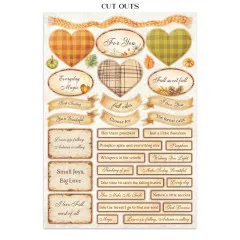 Stamperia - Junk Journal Backgrounds, Stickers, Cut-Outs - Whispering Woods