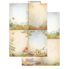 Stamperia - Junk Journal Backgrounds, Stickers, Cut-Outs - Whispering Woods