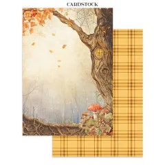 Stamperia - Junk Journal Backgrounds, Stickers, Cut-Outs - Whispering Woods