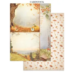 Stamperia - Junk Journal Backgrounds, Stickers, Cut-Outs - Whispering Woods
