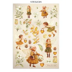 Stamperia - Junk Journal Backgrounds, Stickers, Cut-Outs - Whispering Woods