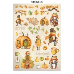Stamperia - Junk Journal Backgrounds, Stickers, Cut-Outs - Whispering Woods